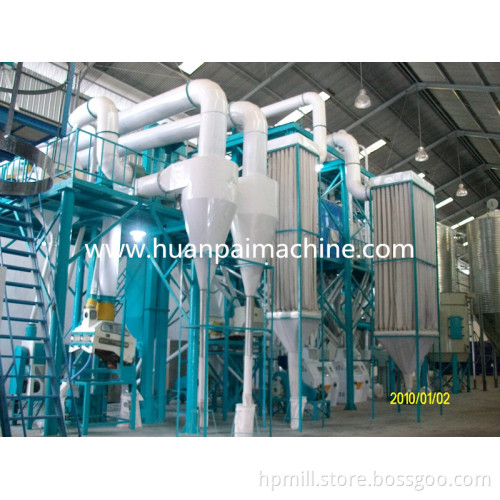 100T professional manufacture maize milling machine